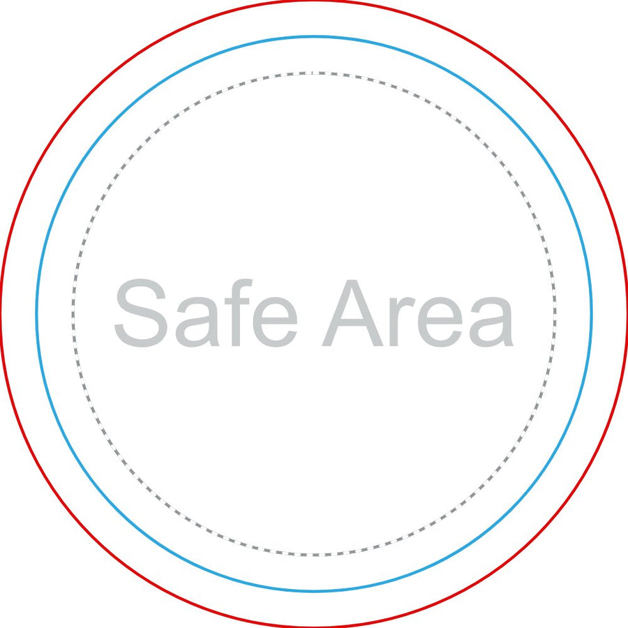 Template preview – 1.5" x 1.5" - Circle Stickers