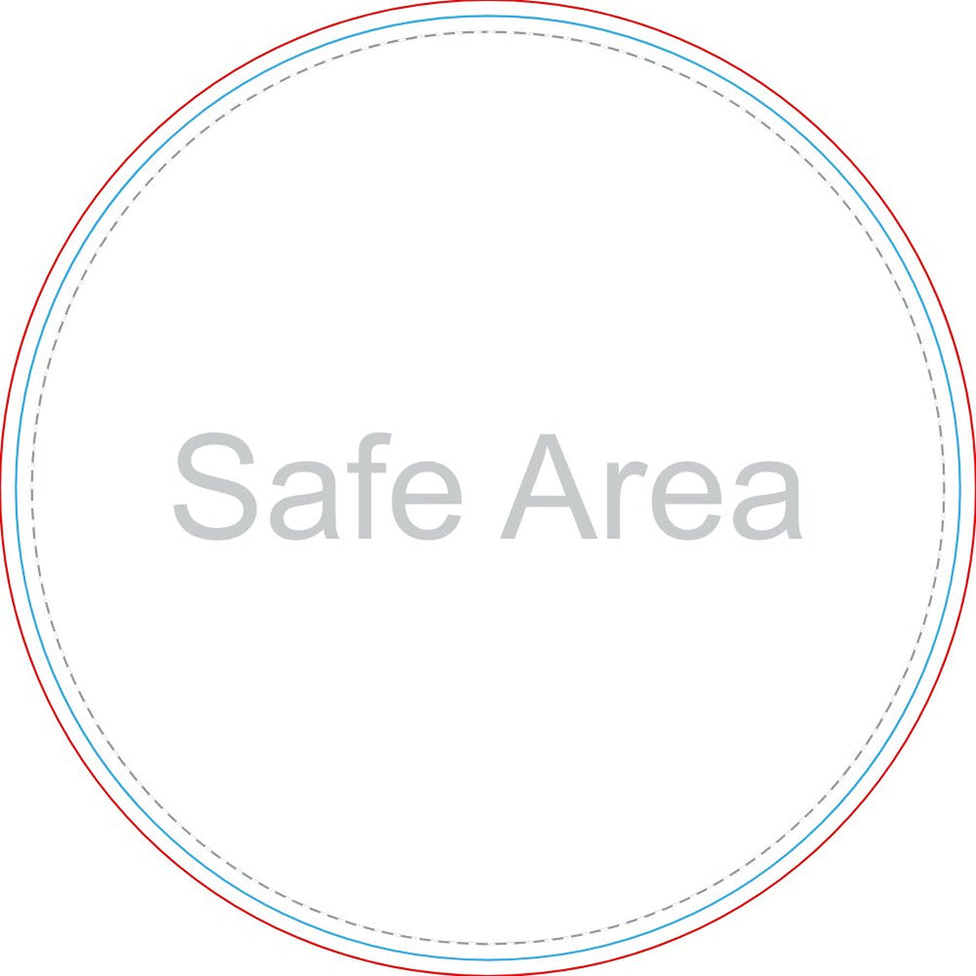 Template preview – 3.5" x 3.5" - Circle Stickers