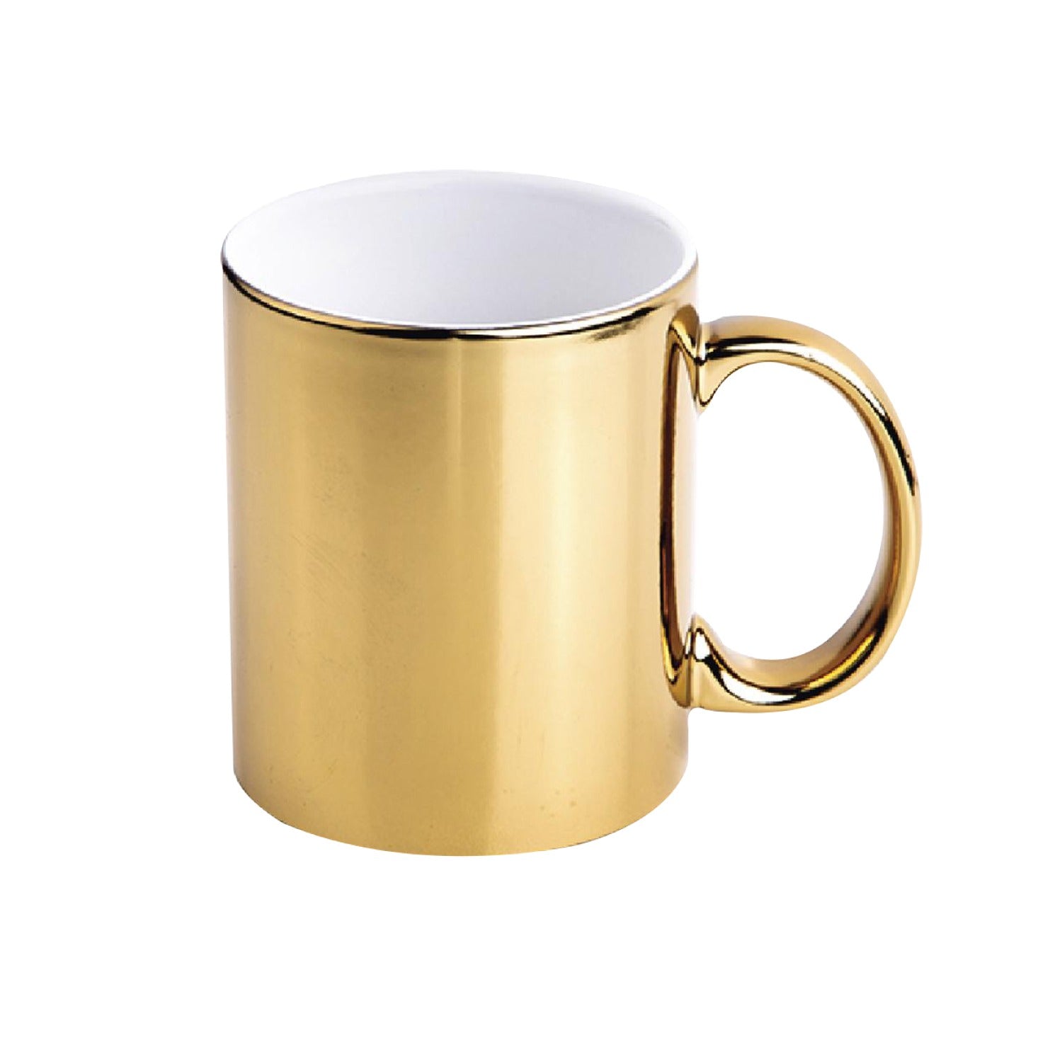 Gold mirror mugs for sublimation 11 oz