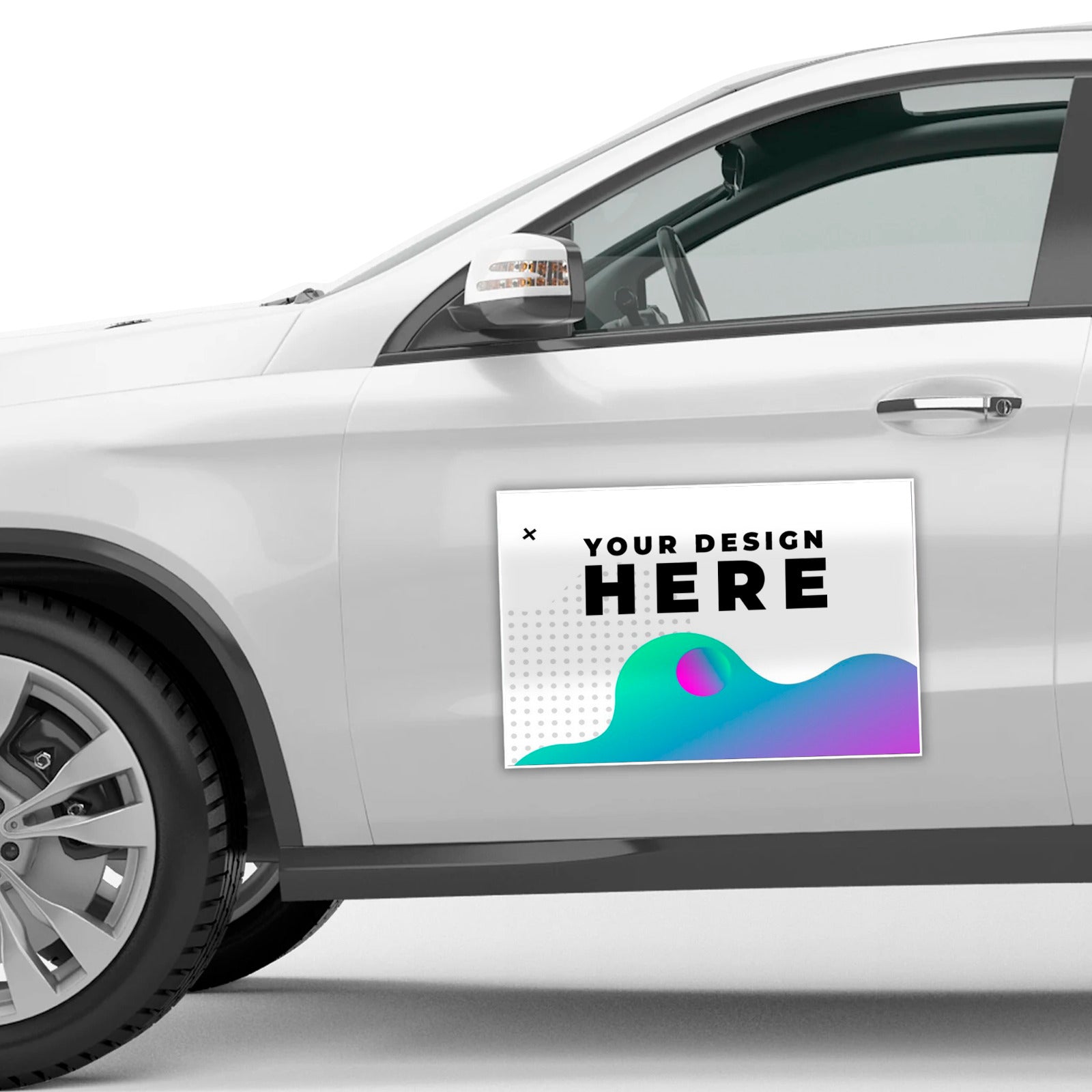 Square / Rectangle Car Door Decals