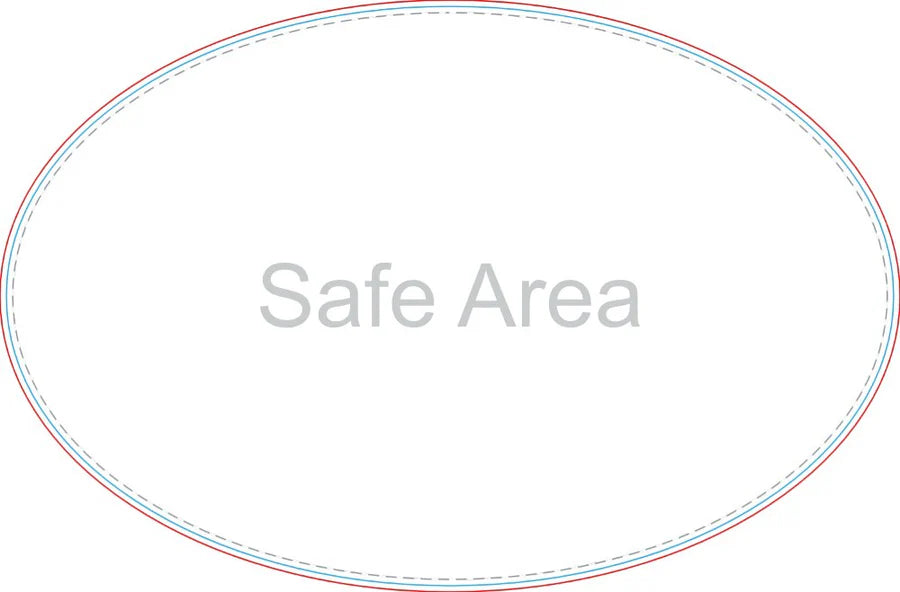 Template preview – Oval Car Door Magnets 11.5 x 17.6