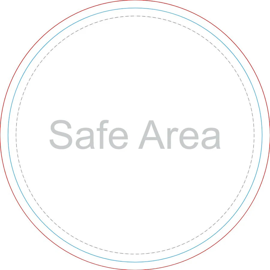 Template preview – Circle Car Door Magnets 4" x 4"